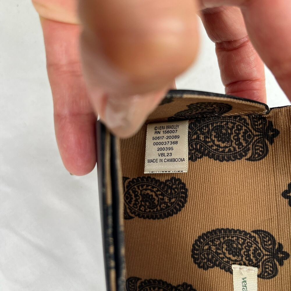 Vera Bradley Black Triangular Foldable Eyeglasses… - image 6